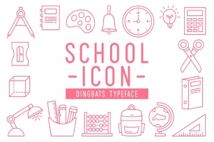 School Icon Font Download