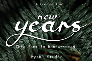 New Years Font Download