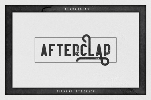 Afterclap Font Download