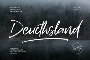 Deutchsland Signature Font Download
