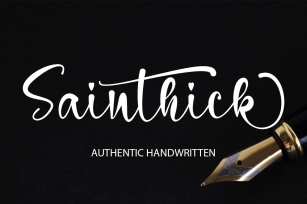 Sainthick Font Download