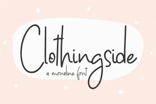 Clothingside Font Download