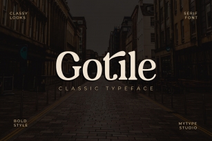 Gotile Font Download