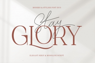Stay Glory Duo Font Download