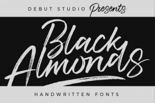 Black Almonds Font Download