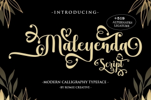 Maleyenda Script Font Download
