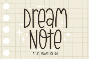 Dream Note Font Download