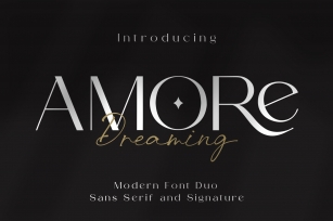 Amore Dreaming Duo Font Download