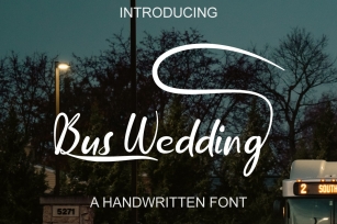 Bus Wedding Font Download