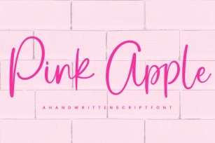 Pink Apple Font Download