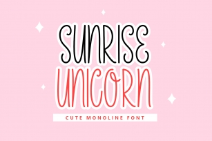 Sunrise Unicorn Font Download