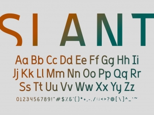 Slant Sans Typeface Font Download