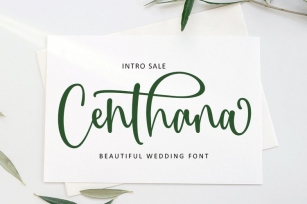 Centhana Script Font Download