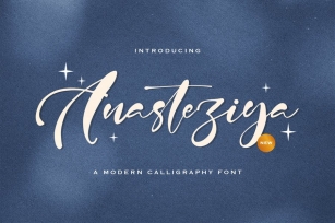 Anasteziya - Calligraphy Font Font Download