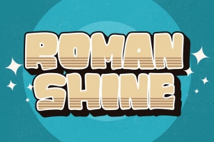 ROMAN SHINE - Display Sans Font Font Download