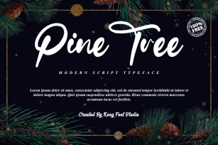Pine Tree Font Download
