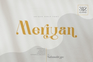 Meriyan Stylish Serif Font Download