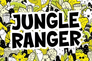 Jungle Ranger - Gaming font Font Download