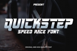 Quickstep - Car Racing Font Font Download