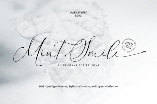 Mint Smiles Font Download