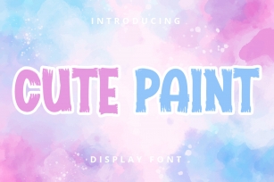 Cute Paint Font Download