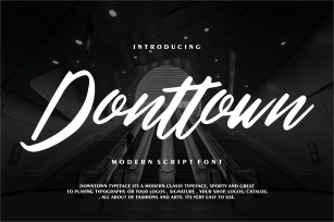 Donttown Font Download