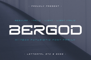 Bergod Sans Serif Font Download