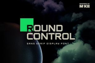 Round Control Display Typeface Font Download
