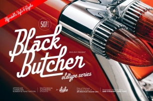 Black Butcher - Oldtype Series Font Download