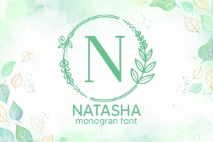 Nathasa Monogram Font Download