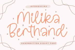 Milika Berthand Font Download