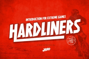 Hardliners - Extreme Games Font Font Download