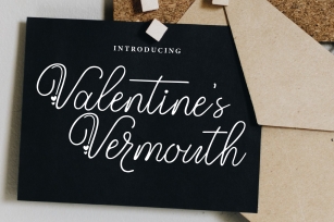 Valentines Vermouth Valentine Script Font Download