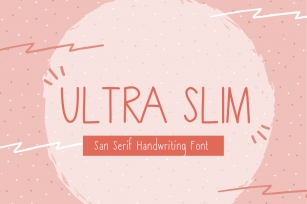 Ultra Slim Font Download