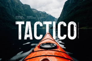 Tactico Distressed Sans Serif Font Download