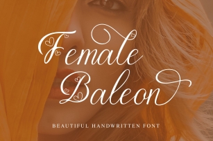 Female Baleon Valentine Script Font Download