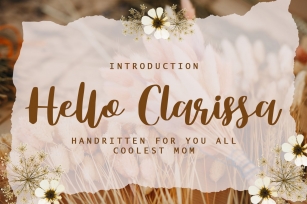 Hello Clarissa Font Download