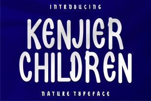 Kenjier Children Font Download