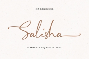 Salisha Signature Font Download