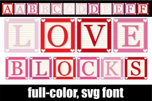 Love Blocks Font Download