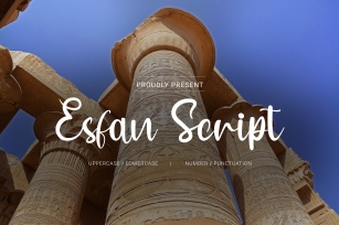 Esfan Script Font Download