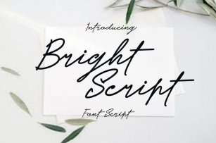 Bright Script Font Download