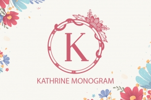 Kathrine Monogram Font Download