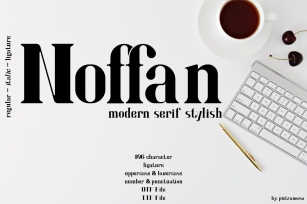 Noffan modern serif Font Download