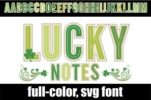 Lucky Notes Font Download