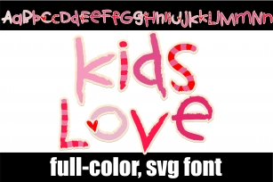 Kid's Love Font Download