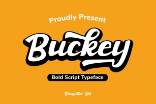 Buckey Bold Script Typeface Font Download