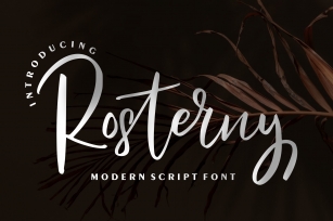Rosterny Font Download