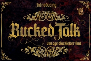 Bucked Talk Font Download