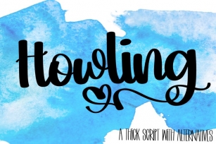 Howling Font Download